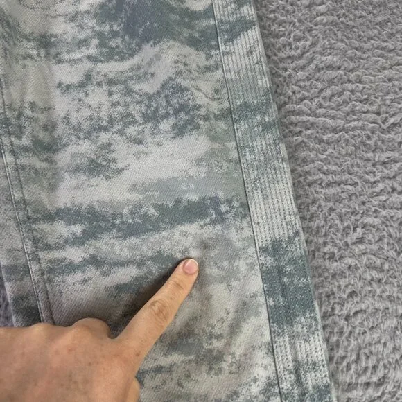 Athleta Farallon Jogger Pants Women XXS Tie Dye Green Blue Pull On Casual Active - Picture 10 of 10